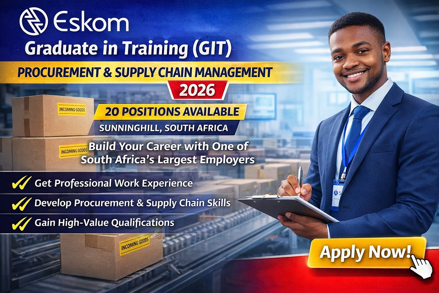 Eskom Graduate in Training Procurement 2026