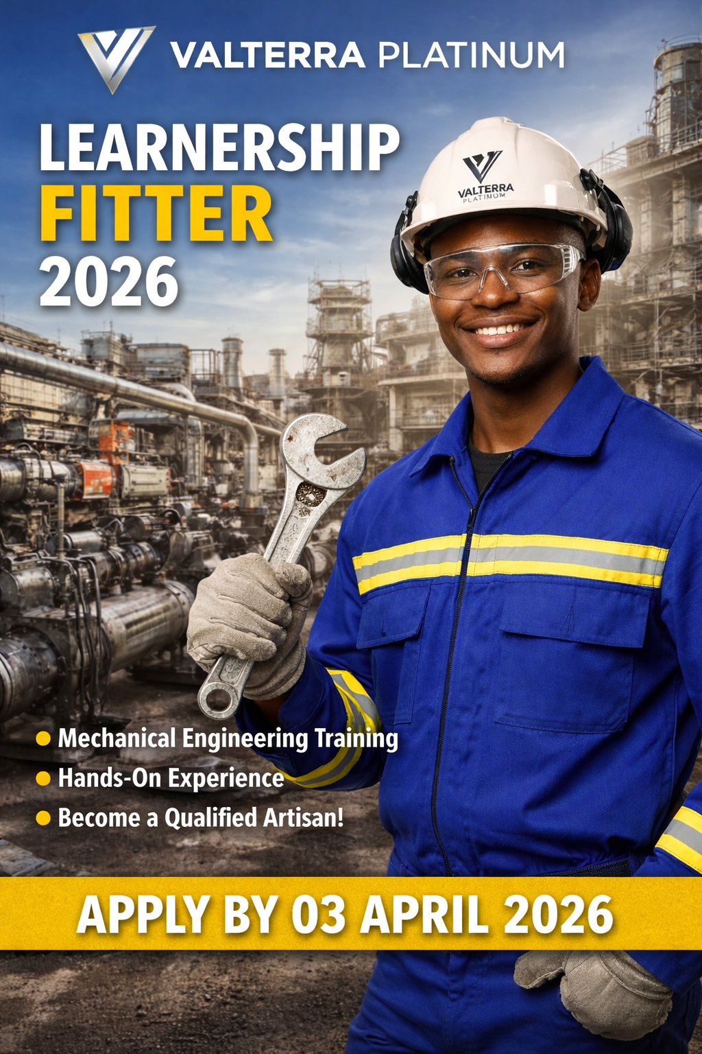 Valterra Platinum Learnership Fitter